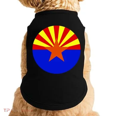 Arizona Circle Flag Doggie Tank
