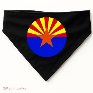 Arizona Circle Flag USA-Made Doggie Bandana