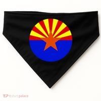 Arizona Circle Flag USA-Made Doggie Bandana thumb 0
