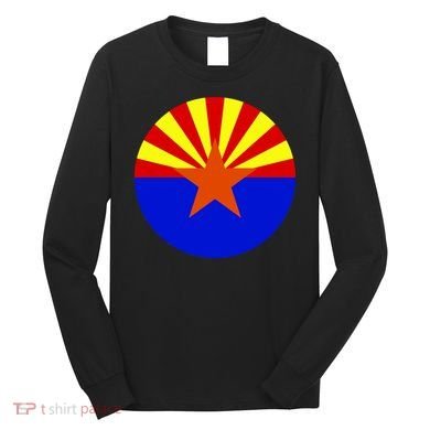 Arizona Circle Flag Long Sleeve Shirt
