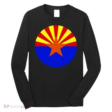 Arizona Circle Flag Long Sleeve Shirt