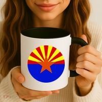 Arizona Circle Flag Coffee Mug thumb 3