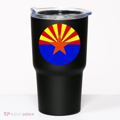Arizona Circle Flag Tumbler