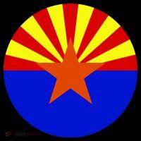 Arizona Circle Flag Women's Tank Top thumb 5