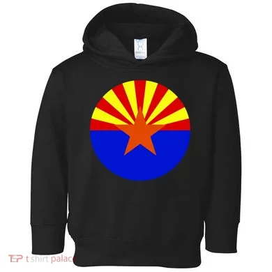 Arizona Circle Flag Toddler Hoodie