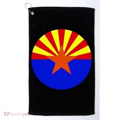 Arizona Circle Flag Golf Towel