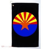 Arizona Circle Flag Golf Towel thumb 0