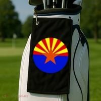 Arizona Circle Flag Golf Towel thumb 2