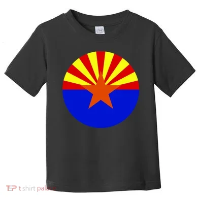 Arizona Circle Flag Toddler T-Shirt