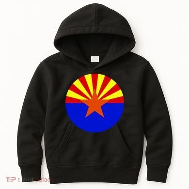 Arizona Circle Flag Kids Hoodie
