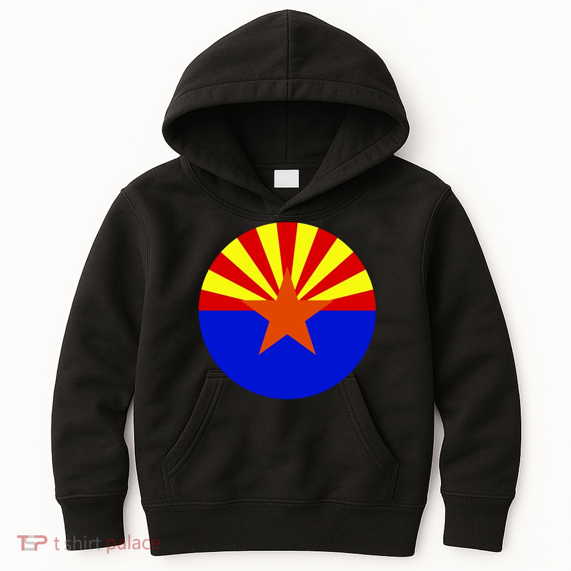 Arizona Circle Flag Kids Hoodie
