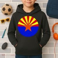 Arizona Circle Flag Kids Hoodie thumb 2