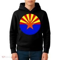Arizona Circle Flag Kids Hoodie thumb 4