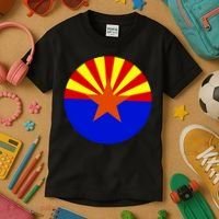 Arizona Circle Flag Kids T-Shirt thumb 3