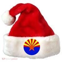 Arizona Circle Flag Santa Hat thumb 0