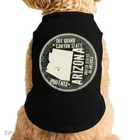 Arizona Grand Canyon State Retro Circle Doggie Tank thumb 0