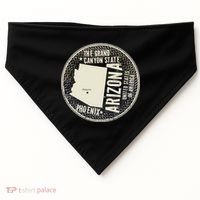 Arizona Grand Canyon State Retro Circle USA-Made Doggie Bandana thumb 0