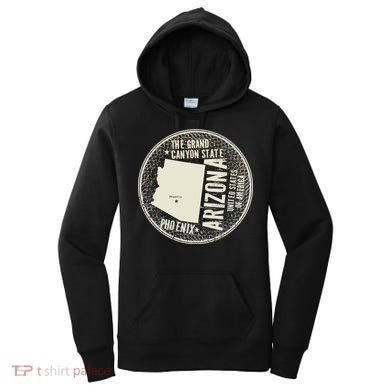 Arizona Grand Canyon State Retro Circle Women's Hoodie