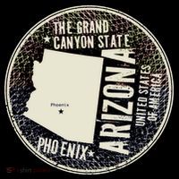 Arizona Grand Canyon State Retro Circle Women's Hoodie thumb 2