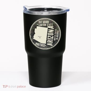 Arizona Grand Canyon State Retro Circle Tumbler