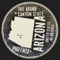 Arizona Grand Canyon State Retro Circle Tumbler thumb 3