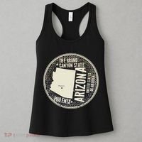 Arizona Grand Canyon State Retro Circle Women's Tank Top thumb 3