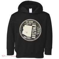 Arizona Grand Canyon State Retro Circle Toddler Hoodie thumb 0