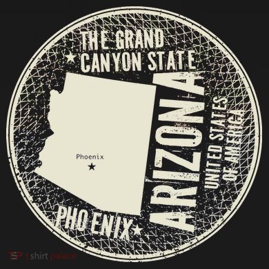 Arizona Grand Canyon State Retro Circle Women's Perfect Tri Rocker Tank
