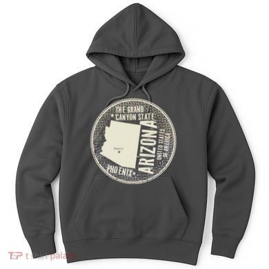 Arizona Grand Canyon State Retro Circle Hoodie
