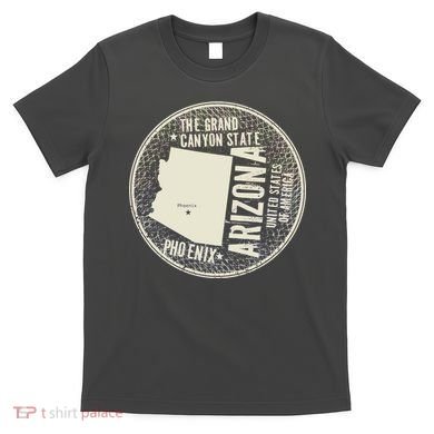 Arizona Grand Canyon State Retro Circle T-Shirt