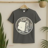 Arizona Grand Canyon State Retro Circle T-Shirt thumb 2
