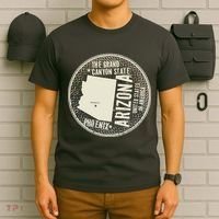 Arizona Grand Canyon State Retro Circle T-Shirt thumb 6
