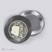 Arizona Grand Canyon State Retro Circle Button thumb 0