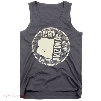 Arizona Grand Canyon State Retro Circle Tank Top