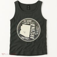 Arizona Grand Canyon State Retro Circle Tank Top thumb 2