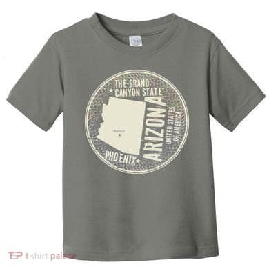 Arizona Grand Canyon State Retro Circle Toddler T-Shirt