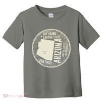 Arizona Grand Canyon State Retro Circle Toddler T-Shirt thumb 0