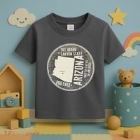 Arizona Grand Canyon State Retro Circle Toddler T-Shirt thumb 3