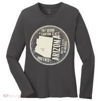 Arizona Grand Canyon State Retro Circle Women's Long Sleeve Shirt thumb 0