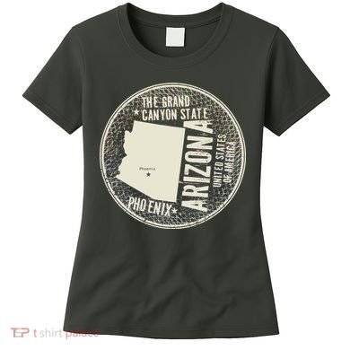Arizona Grand Canyon State Retro Circle Women's T-Shirt