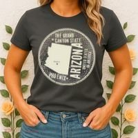 Arizona Grand Canyon State Retro Circle Women's T-Shirt thumb 2