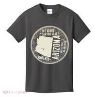 Arizona Grand Canyon State Retro Circle Kids T-Shirt thumb 0