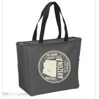 Arizona Grand Canyon State Retro Circle Tote Bag thumb 2