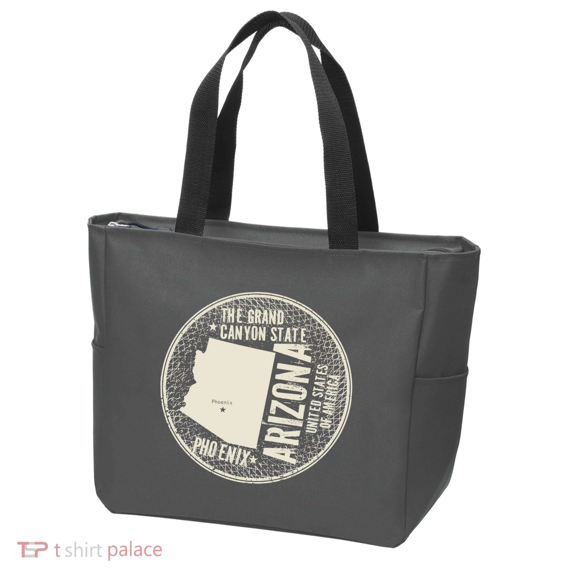 Arizona Grand Canyon State Retro Circle Tote Bag