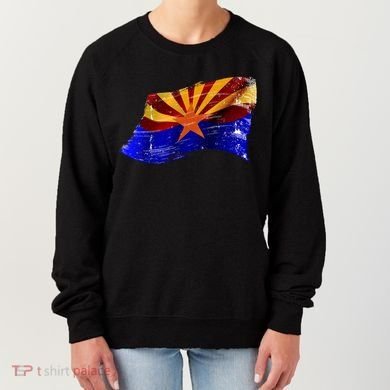 Arizona Grunge Flag Women's Sweatshirt