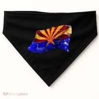 Arizona Grunge Flag USA-Made Doggie Bandana thumb 0