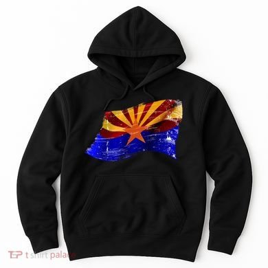 Arizona Grunge Flag Hoodie