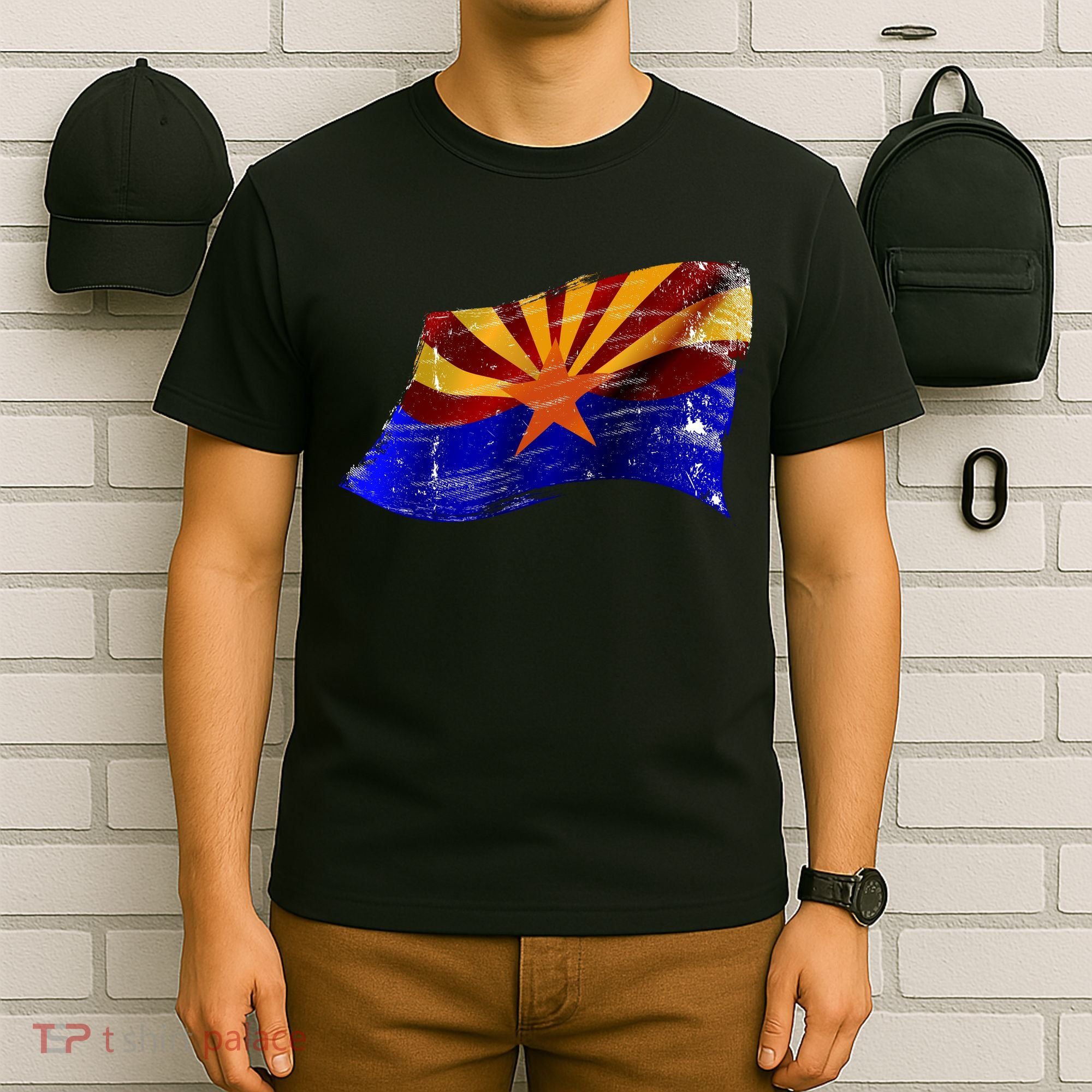 Arizona Grunge Flag T-Shirt