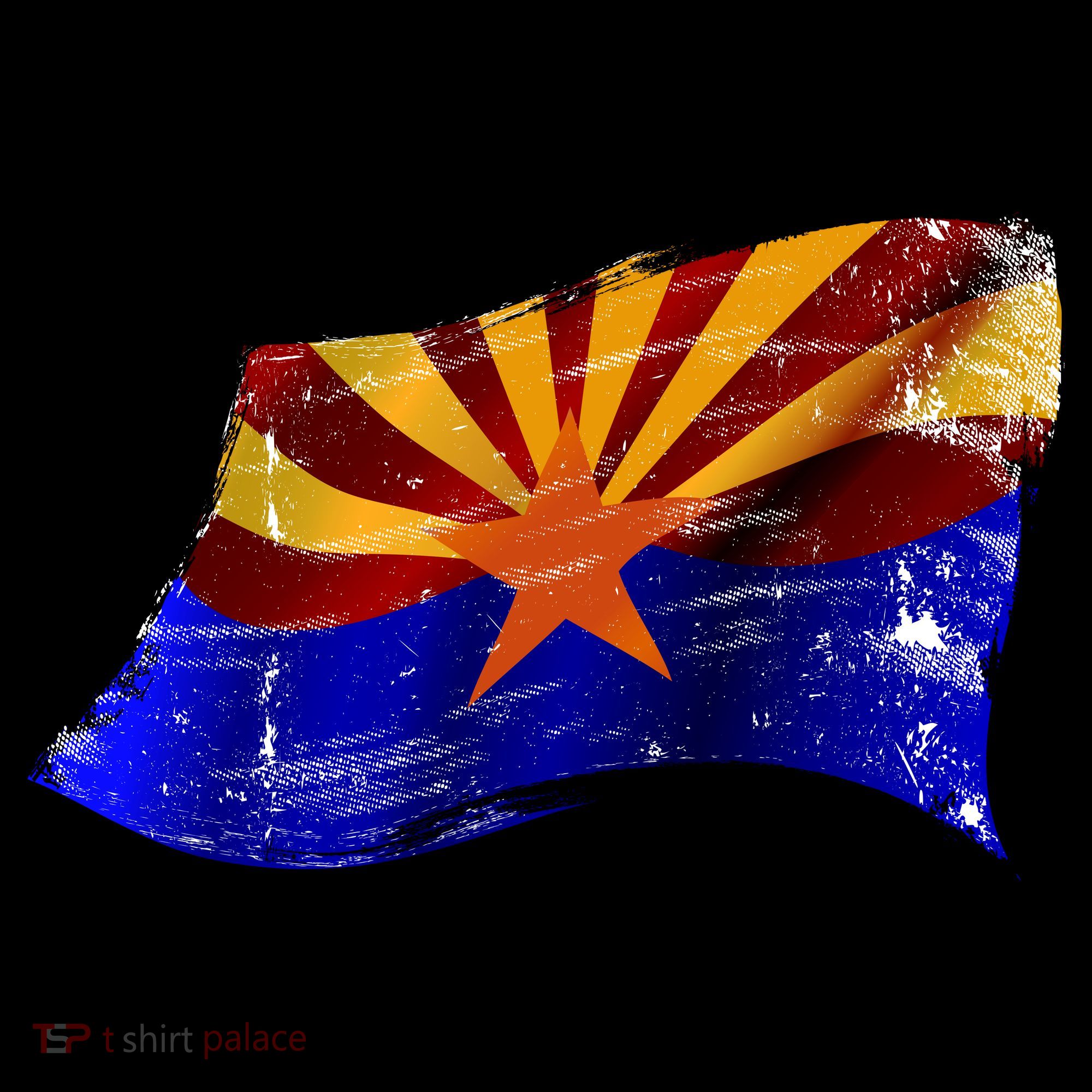 Arizona Grunge Flag T-Shirt