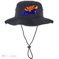 Arizona Grunge Flag Bucket Hat thumb 0